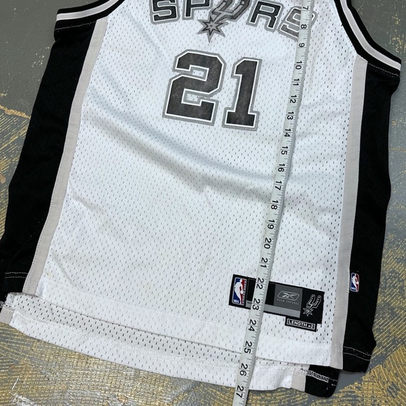 Reebok Tim Duncan San Antonio Spurs Swingman Jersey NBA Small YL 21 Basketball - Picture 8 of 8